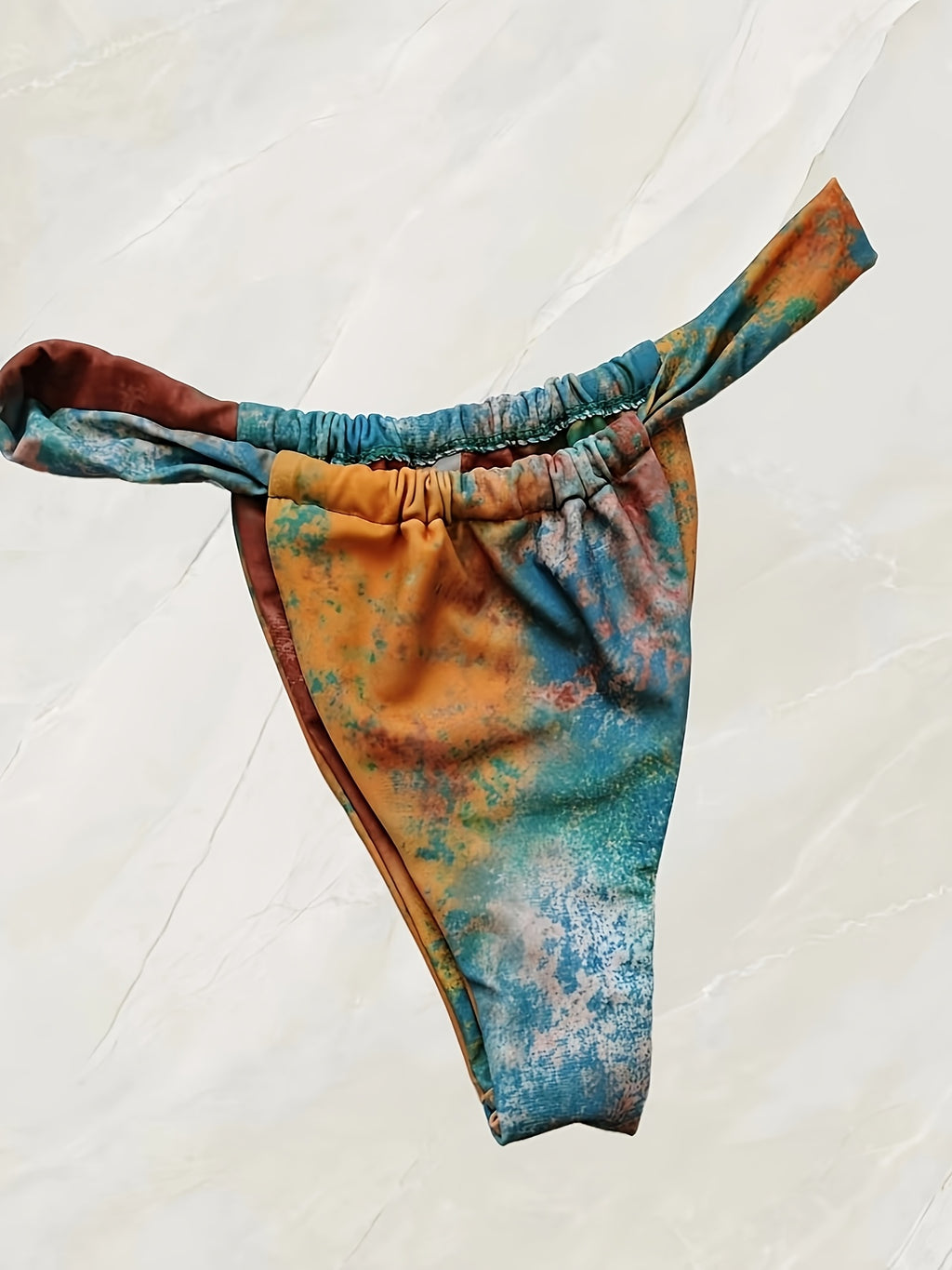 [Gradient Bikini Set] Fashionable New Sexy Gradient Bikini Three-Piece Set