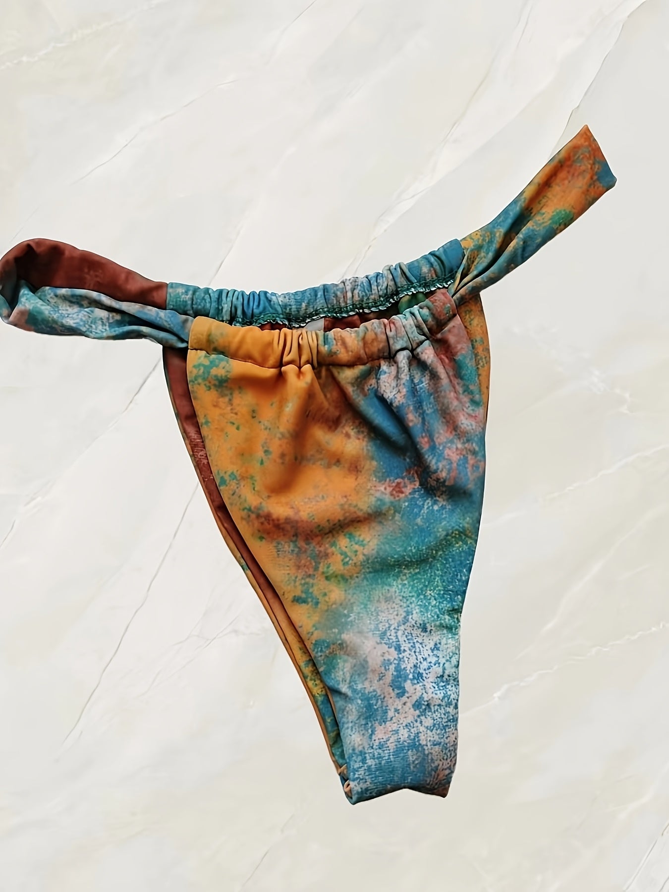 [Gradient Bikini Set] Fashionable New Sexy Gradient Bikini Three-Piece Set