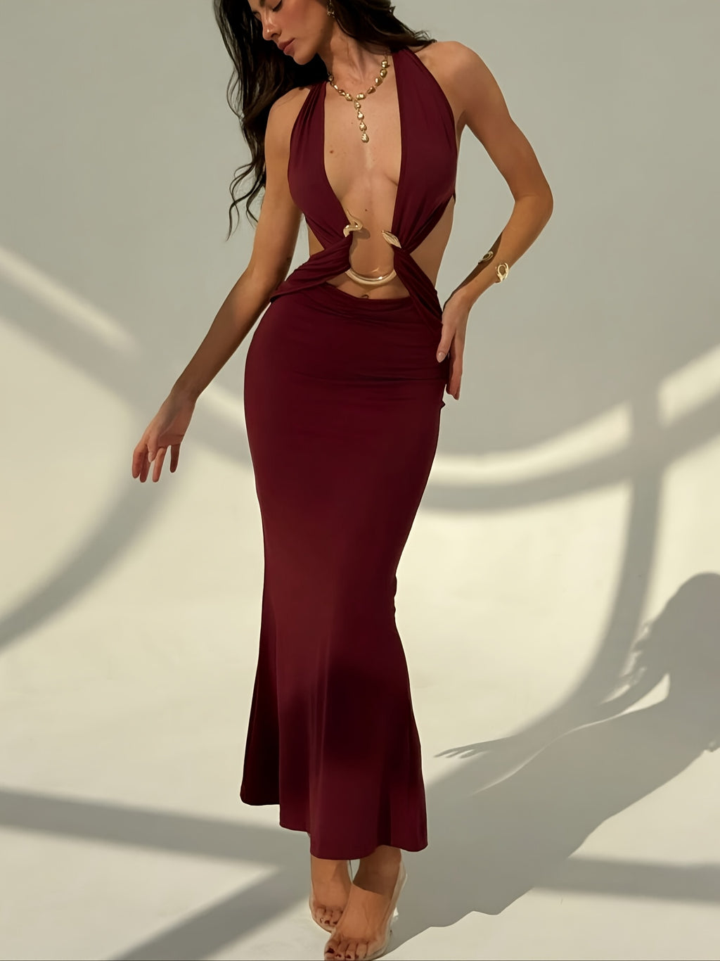 99032707 Sexy Metallic Decor Strapless Cami Dress Summer Summer Clothing Beachwear Women'S Beach Vacation Wear Vacation Wear Women'S Bohemian Tropical Vacation Wear Women'S Concert Wear Women'S Carnival Wear Festival Country Concert Wear Ibiza Wear